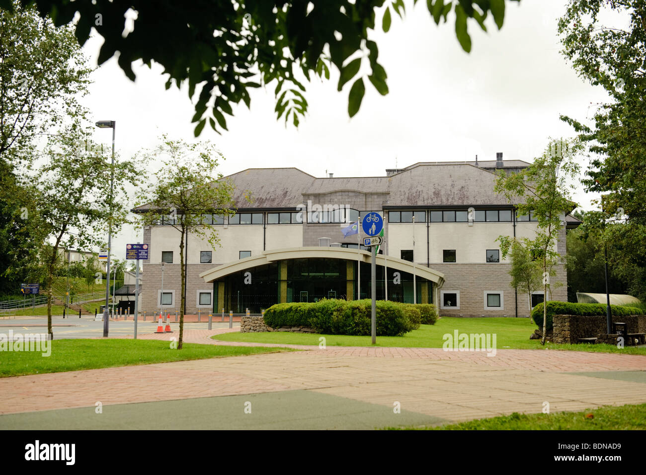 The headquarters of Anglesey County Council, Llangefni, Anglesey north