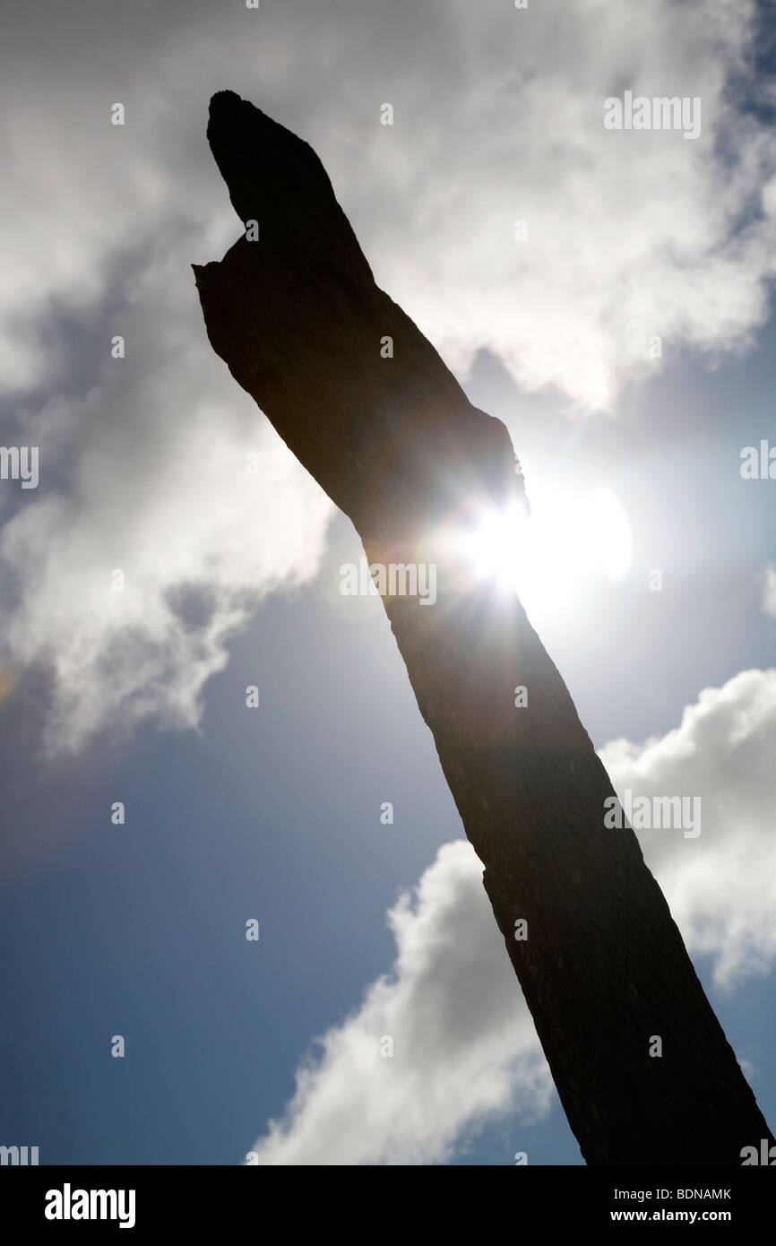 Maclean Cross Maclean Celtic Cross on Iona near Isle of Mull, Scotland, United ...