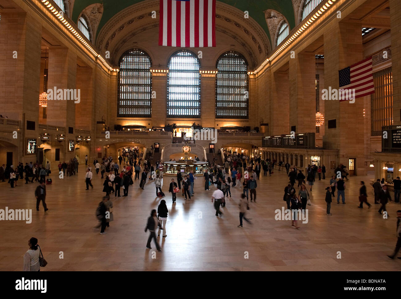 Great hall of Grand Central Station in Manhattan, New York City, USA, North America Stock Photo