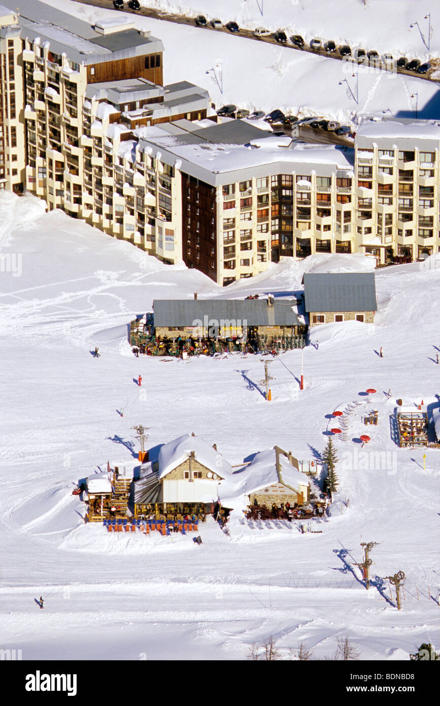 The ski station of Isola 2000 Stock Photo Alamy