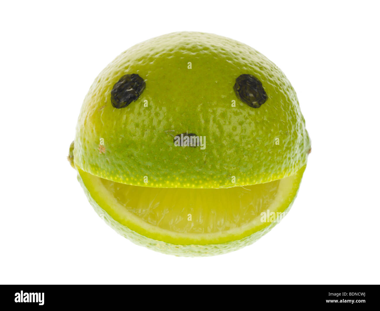 Lime with a Face Stock Photo Alamy