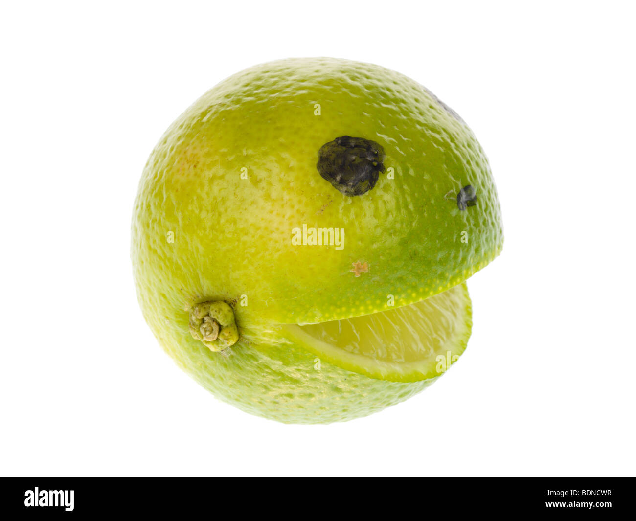 Lime with a Face Stock Photo Alamy