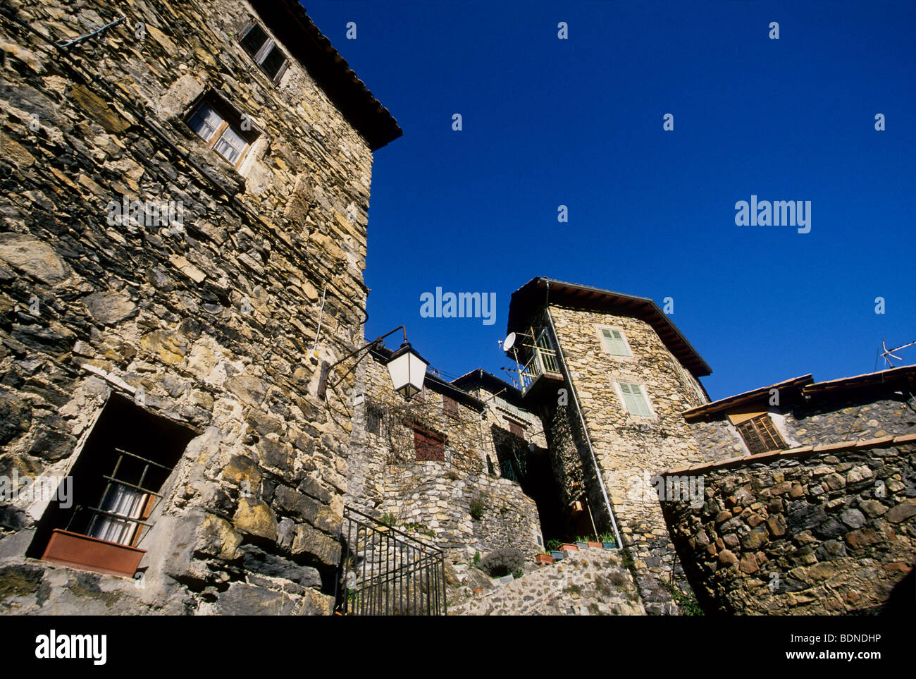 The medieval village of Marie in the Tinee valley AlpesMAritimes 06