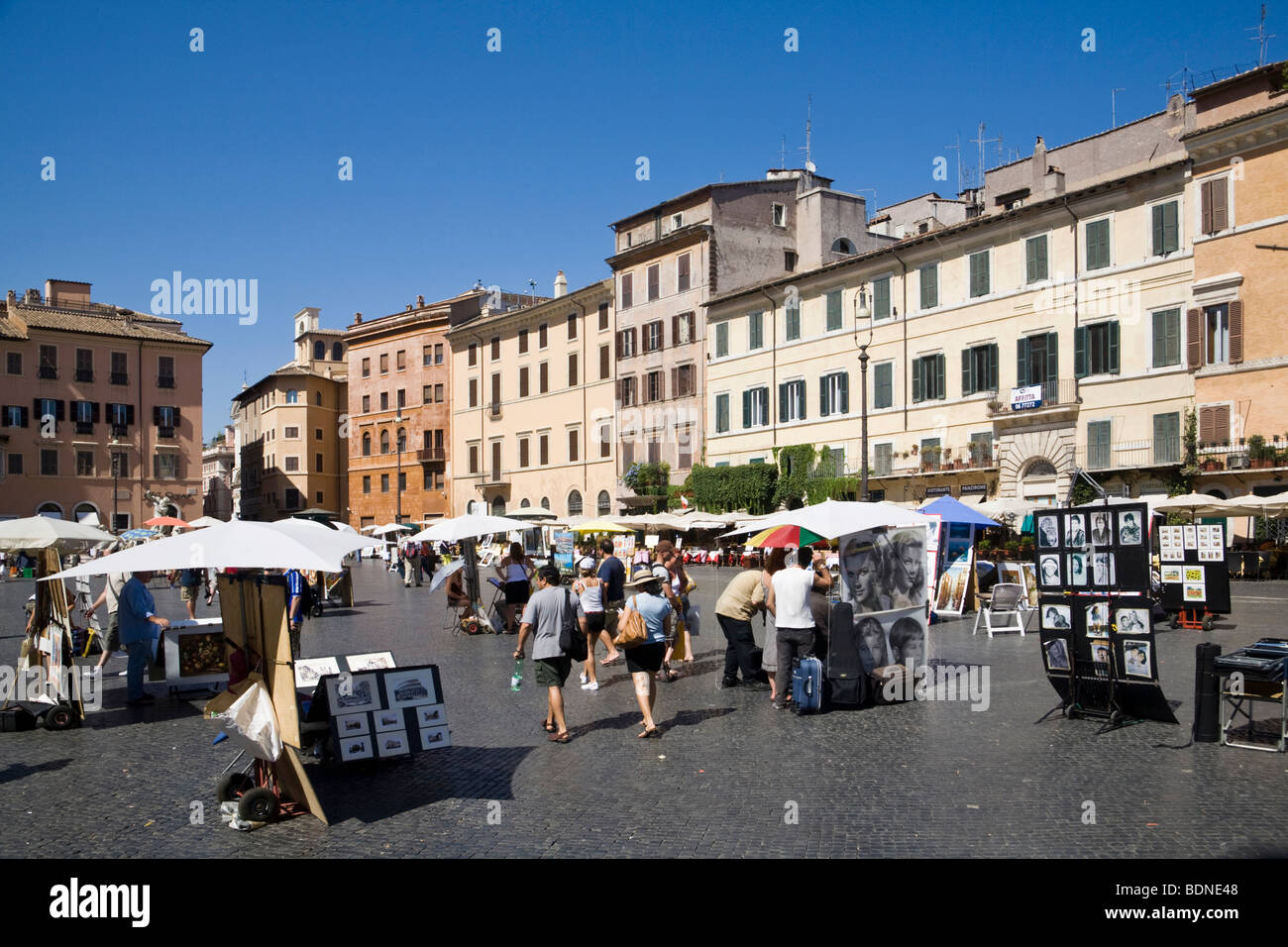Piazza Navona square, Rome, Lazio, Italy, Europe Stock Photo