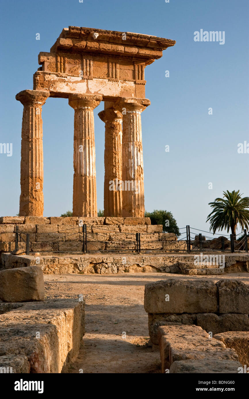 The so-called temple of Castor and Pollux in the Sanctuary of the ...