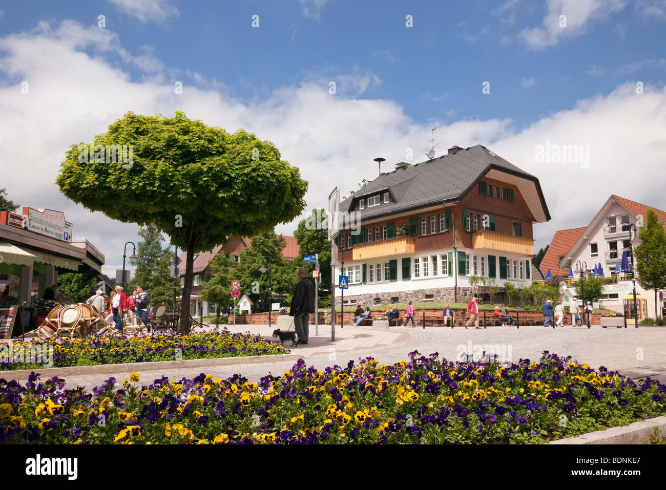 Titisee, BadenWurttemberg, Germany, Europe. Resort and spa town in the