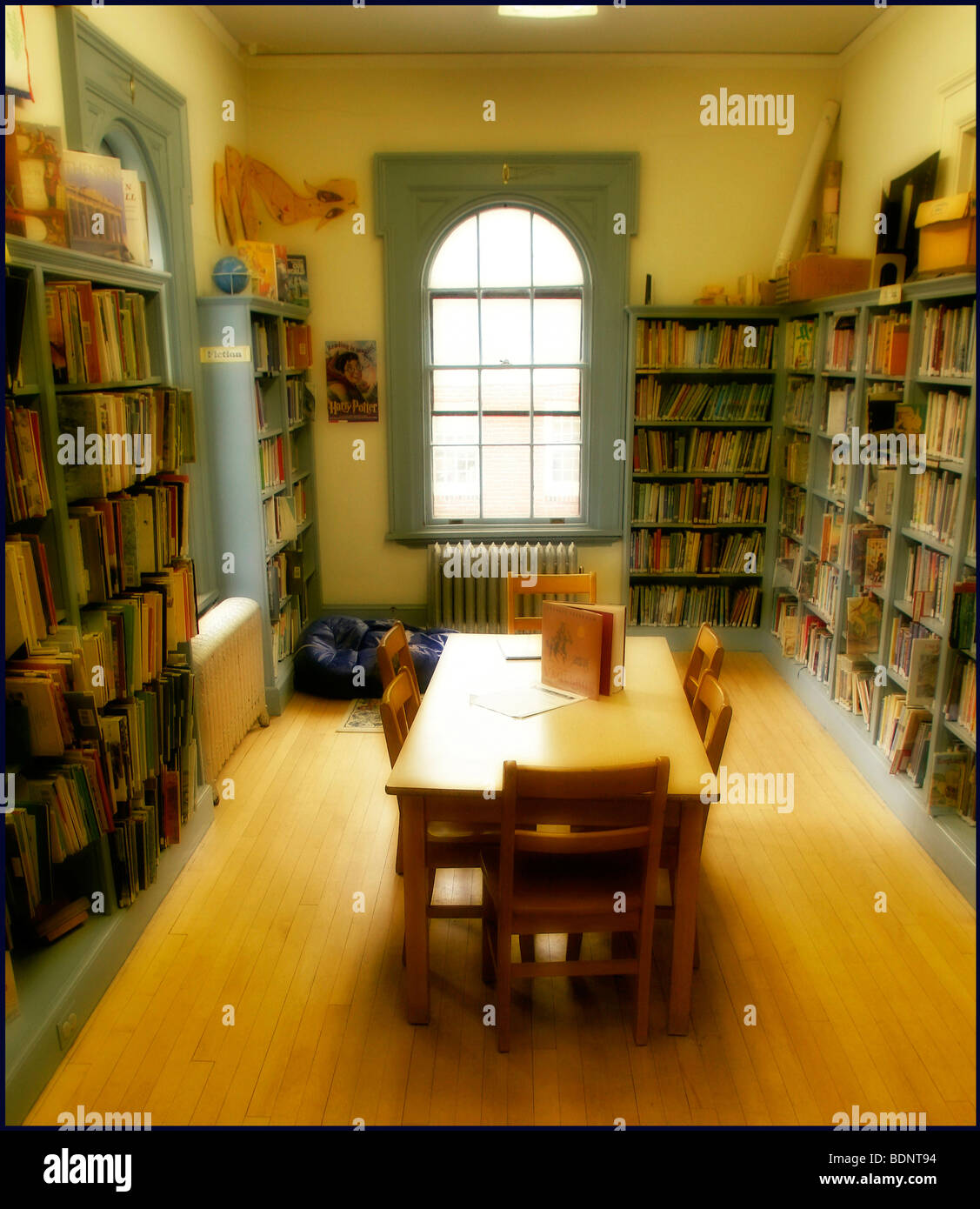 A small library interior Stock Photo Alamy