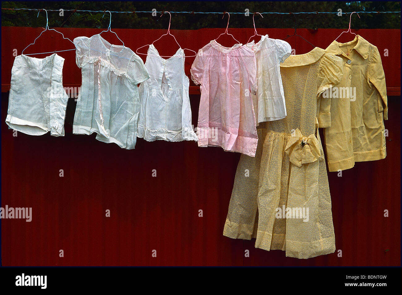 Children's clothing Stock Photo
