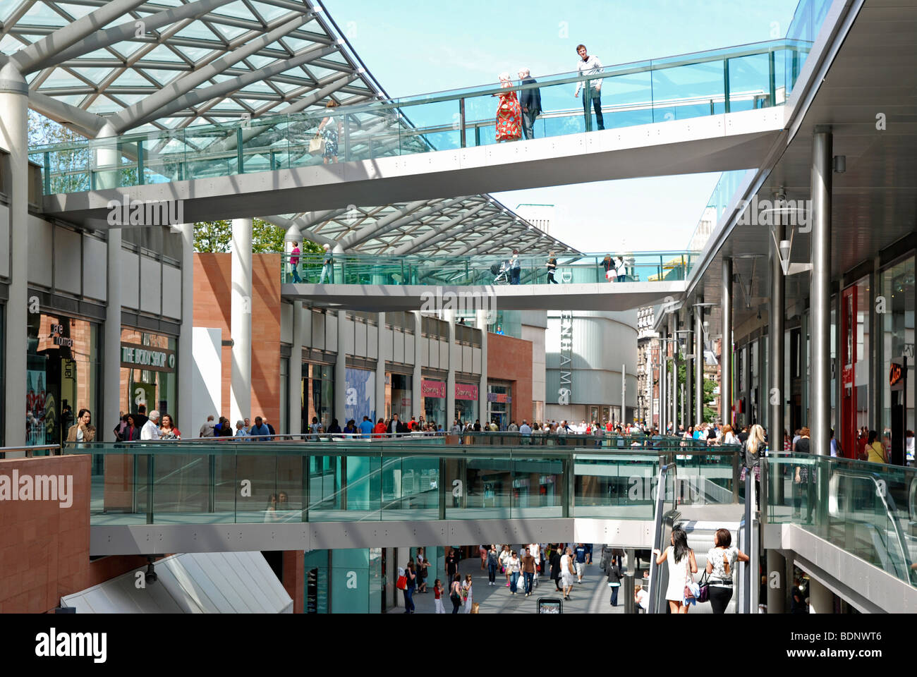 ' liverpool one ' the new shopping complex in liverpool, uk Stock Photo