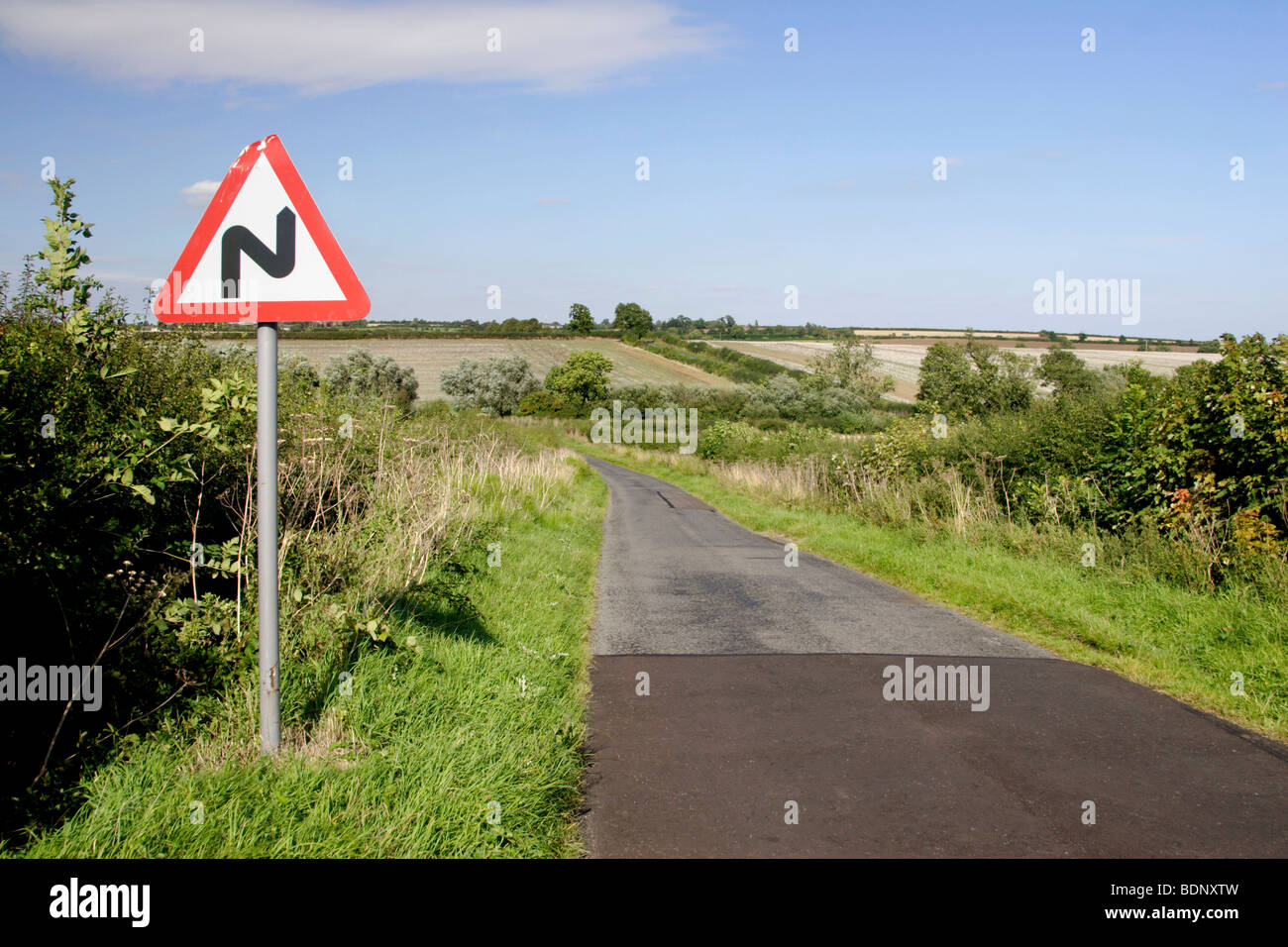 Double Bend Sign Stock Photos Double Bend Sign Stock Images Alamy