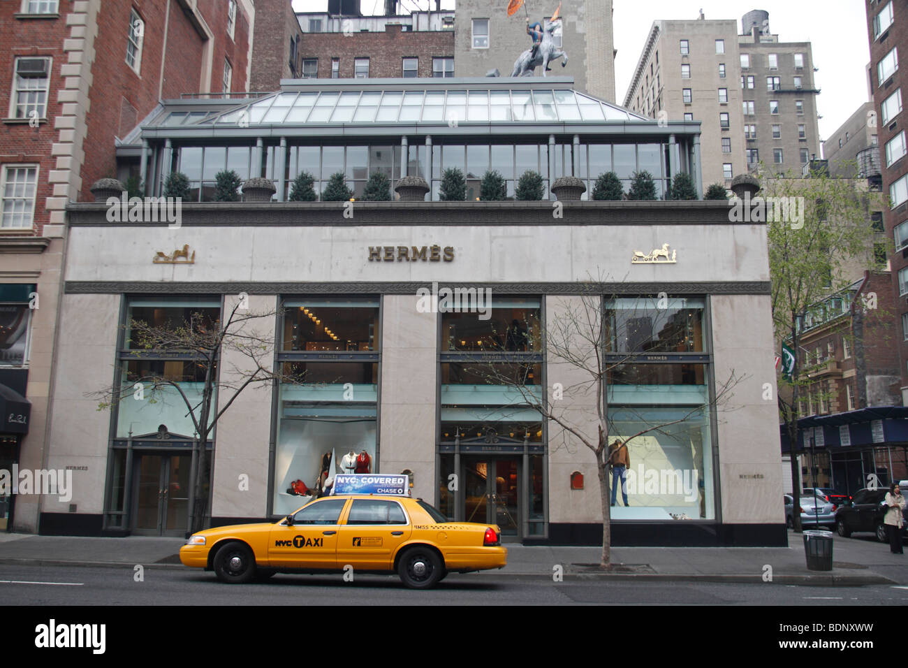 Hermes store in the Financial District in New York City. News Photo - Getty  Images
