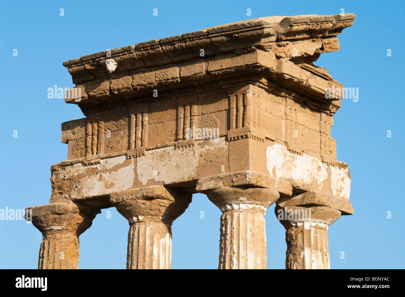 The so-called temple of Castor and Pollux in the Sanctuary of the ...