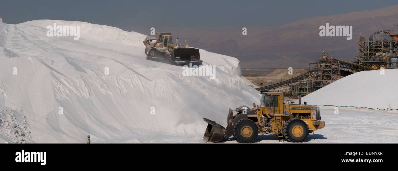 Potash (Potassium Chloride) at the Dead Sea Works potash recovery Stock ...