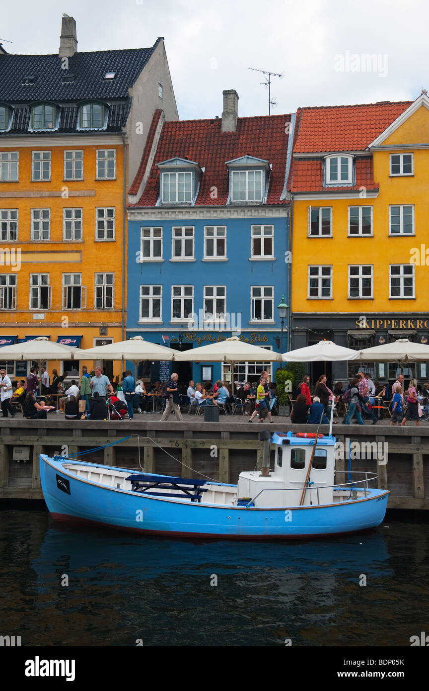 Nyhavn Copenhagen Denmark in summer Stock Photo