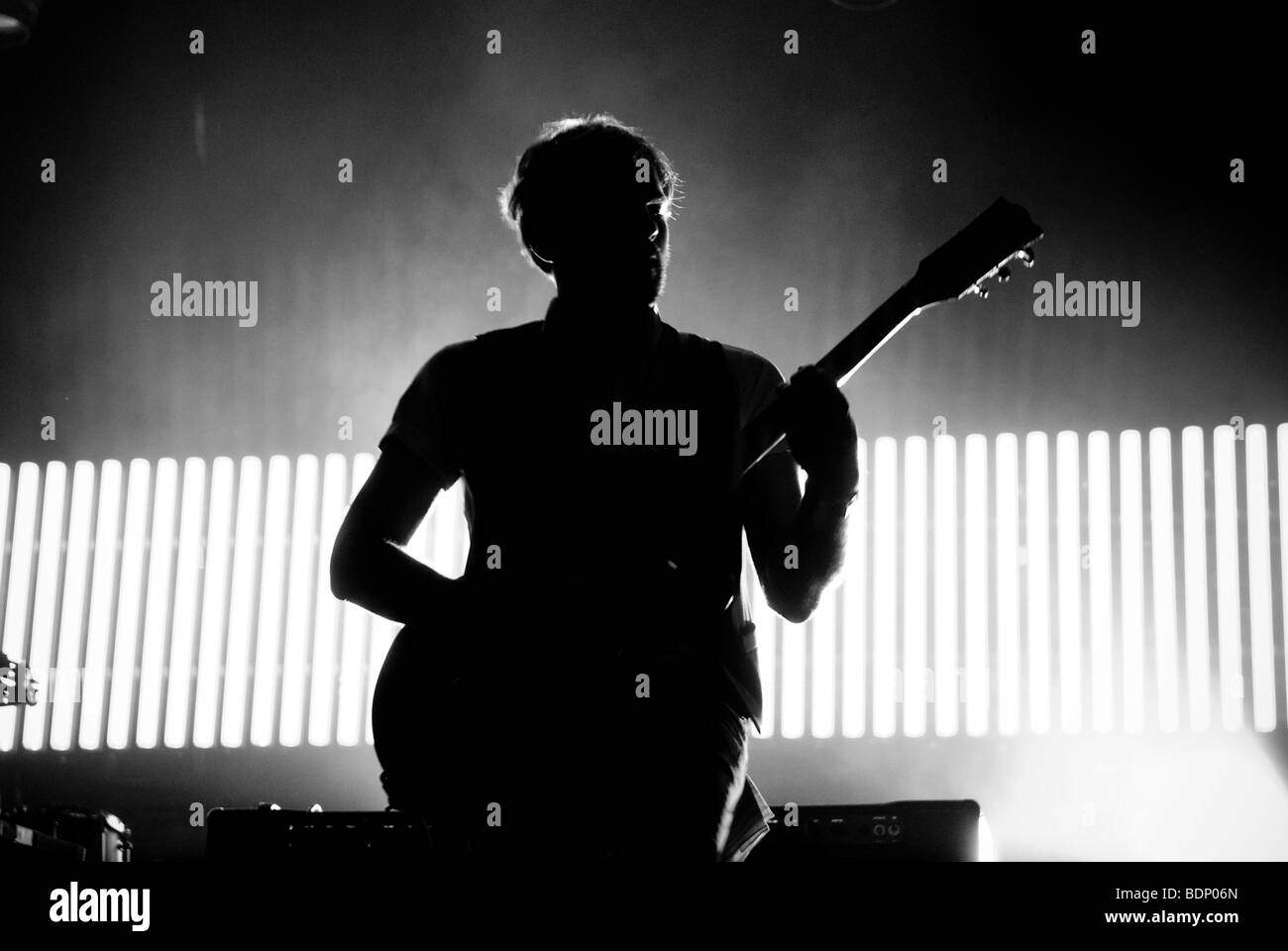 The Kings Of Leon playing at the MEN in Manchester Stock Photo Alamy