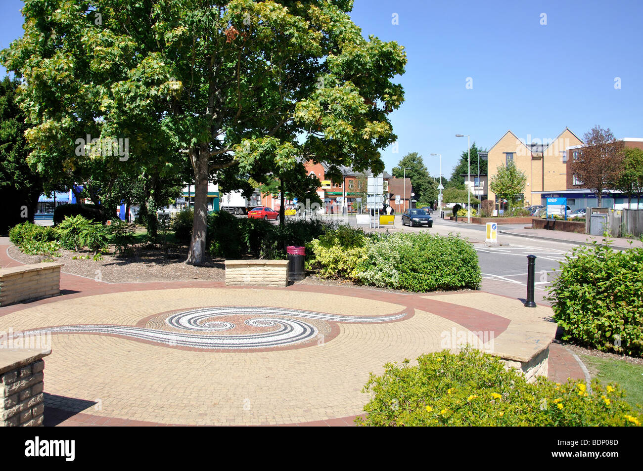 Village centre, Hook, Hampshire, England, United Kingdom Stock Photo