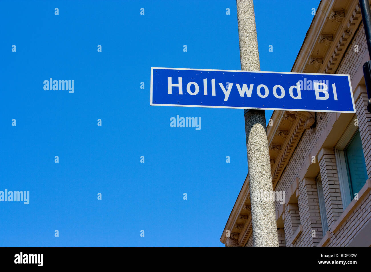 Hollywood Blvd - Los Angeles Stock Photo