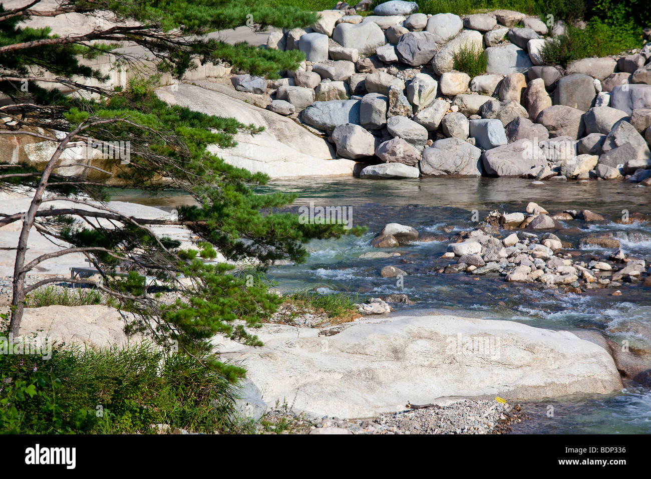 River in Soraksan National Park in Gangwondo Province South Korea Stock Photo