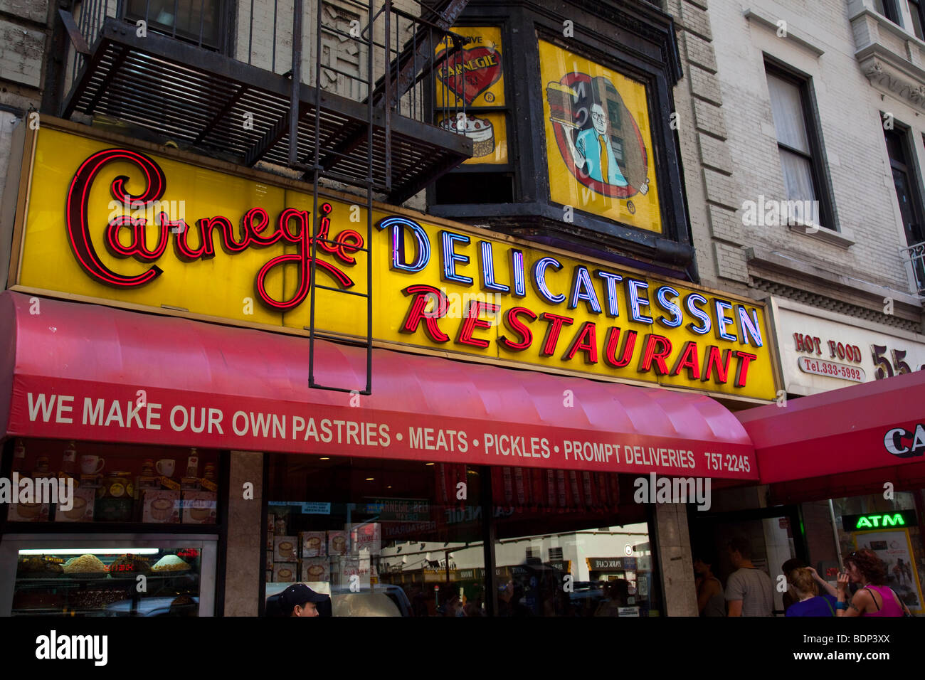 Carnegie Delicatessen in New York City Stock Photo