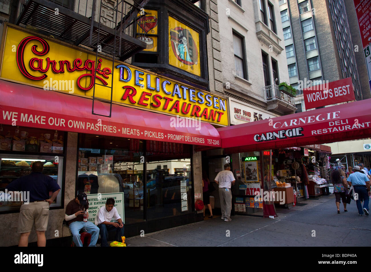 Carnegie Delicatessen in New York City Stock Photo