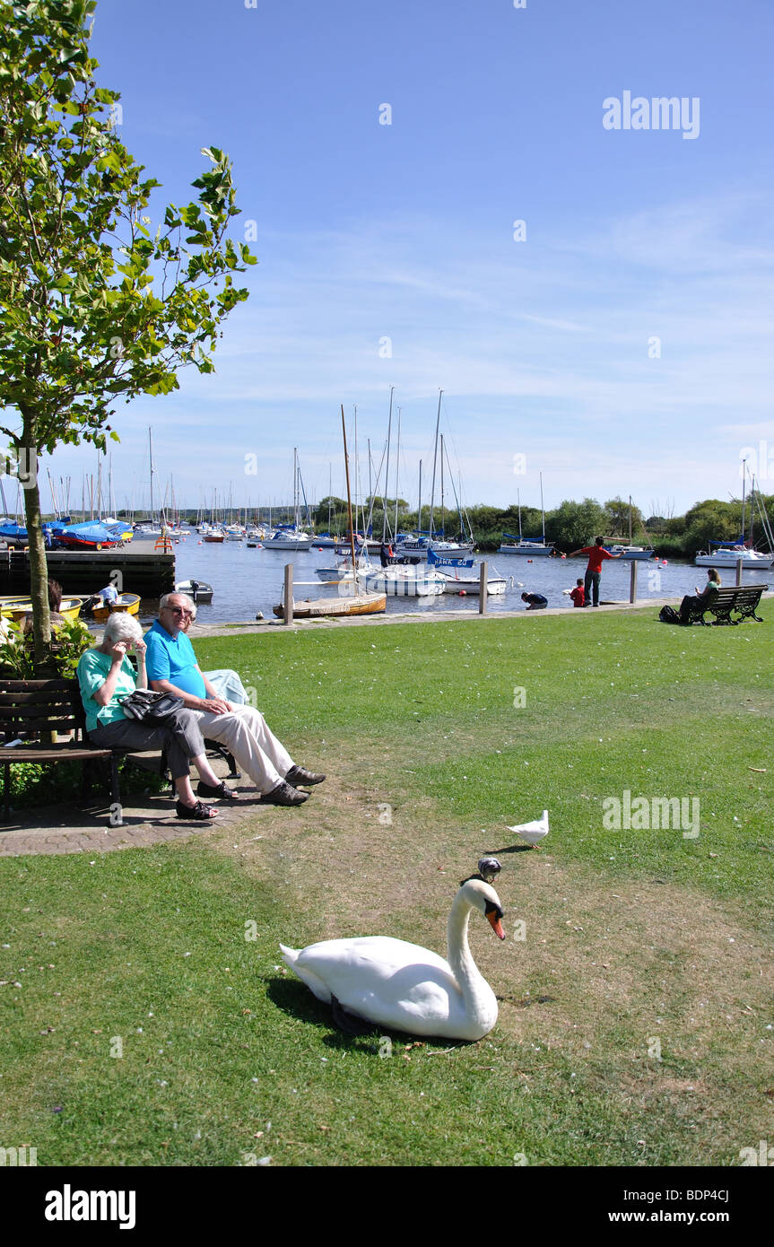View across River Stour from The Quomps, Christchurch Quay