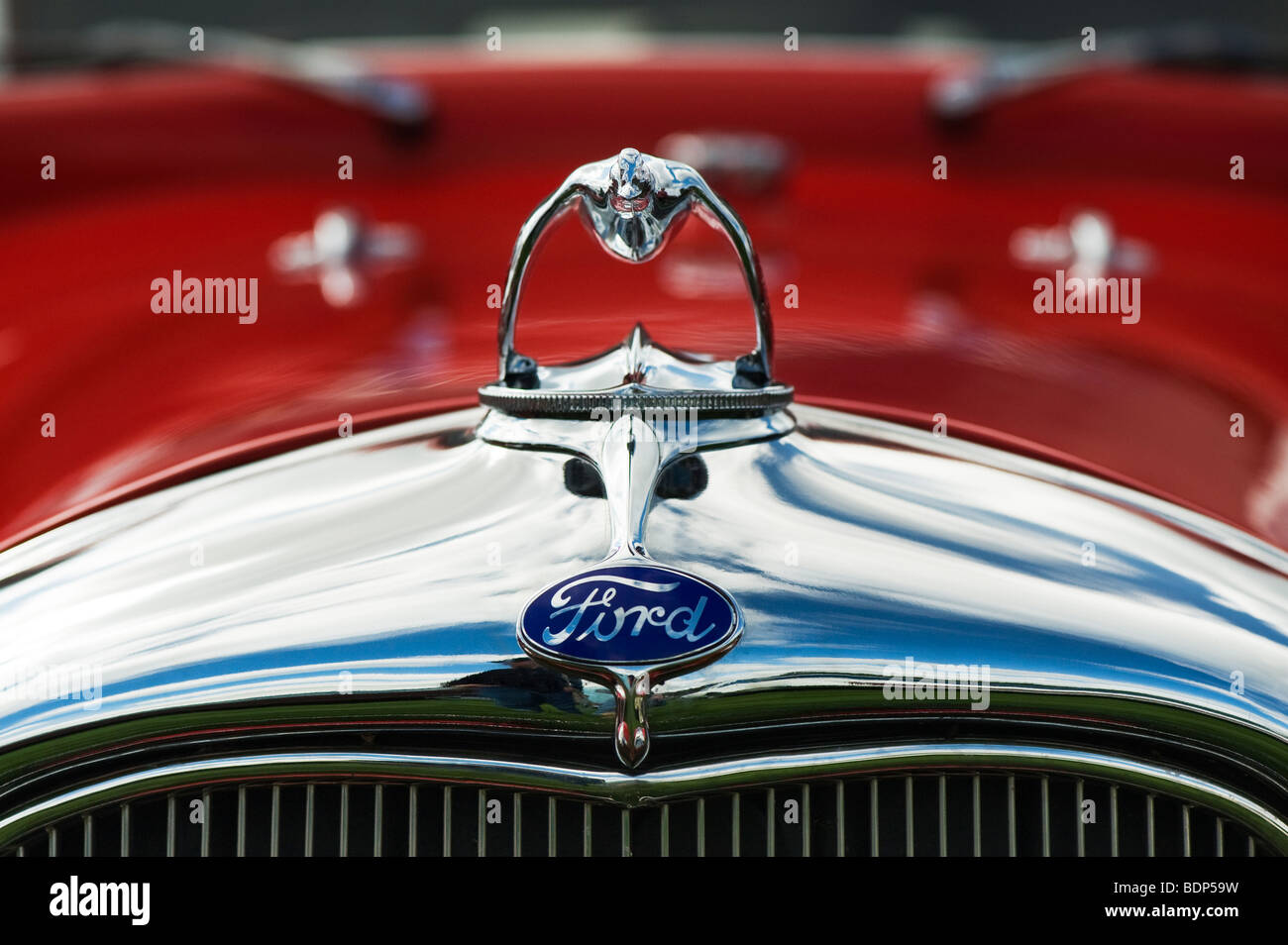 Vintage hood ornament ford hires stock photography and images Alamy