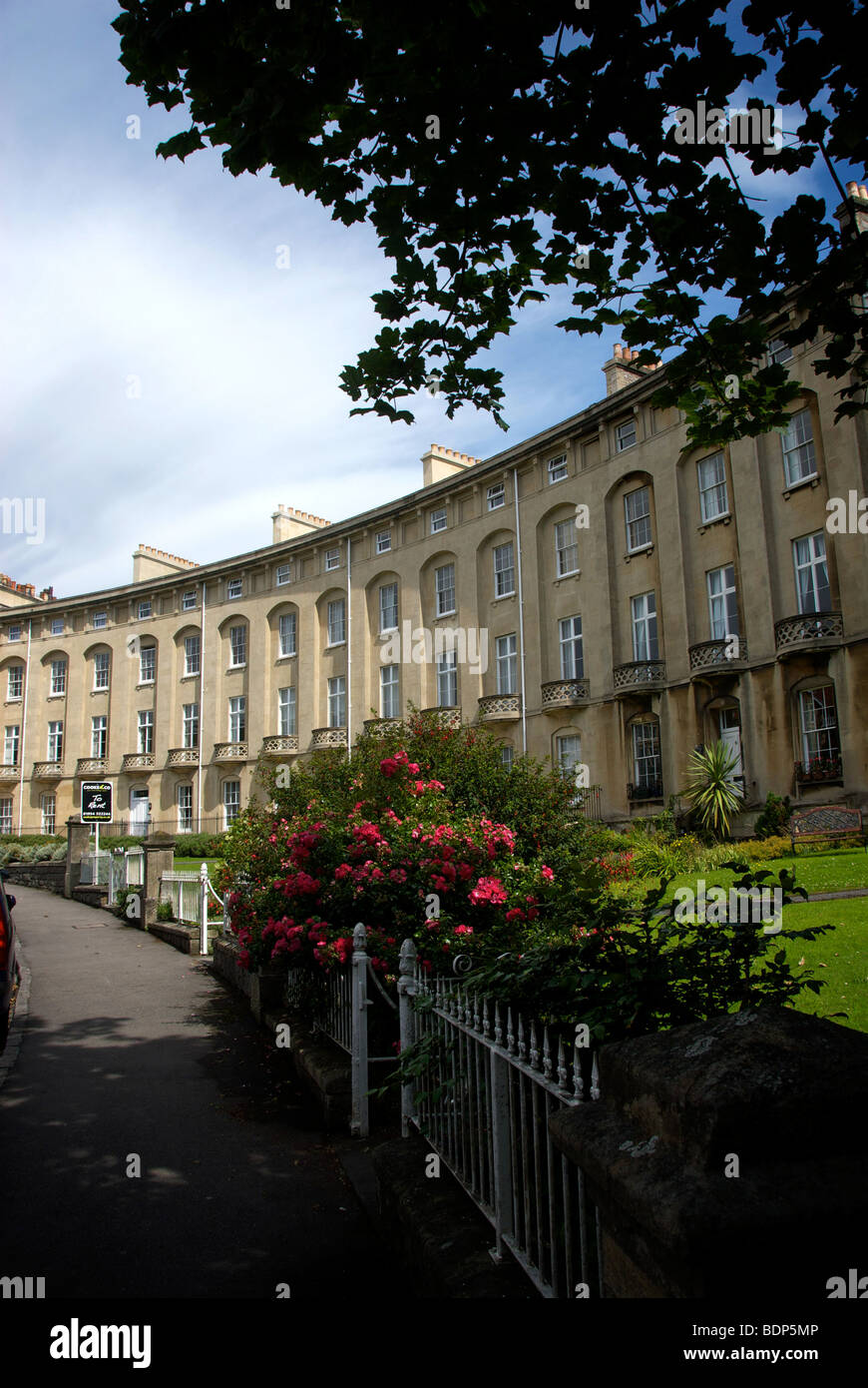 Royal Crescent WestonSuperMare North Somerset UK Stock Photo Alamy