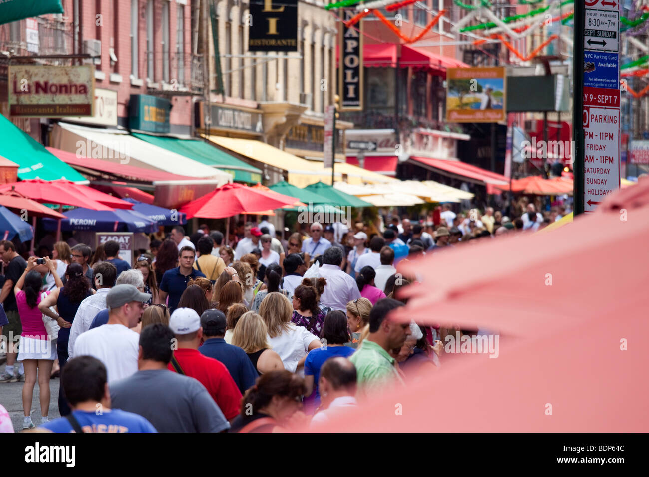 Little Italy in New York City Stock Photo Alamy