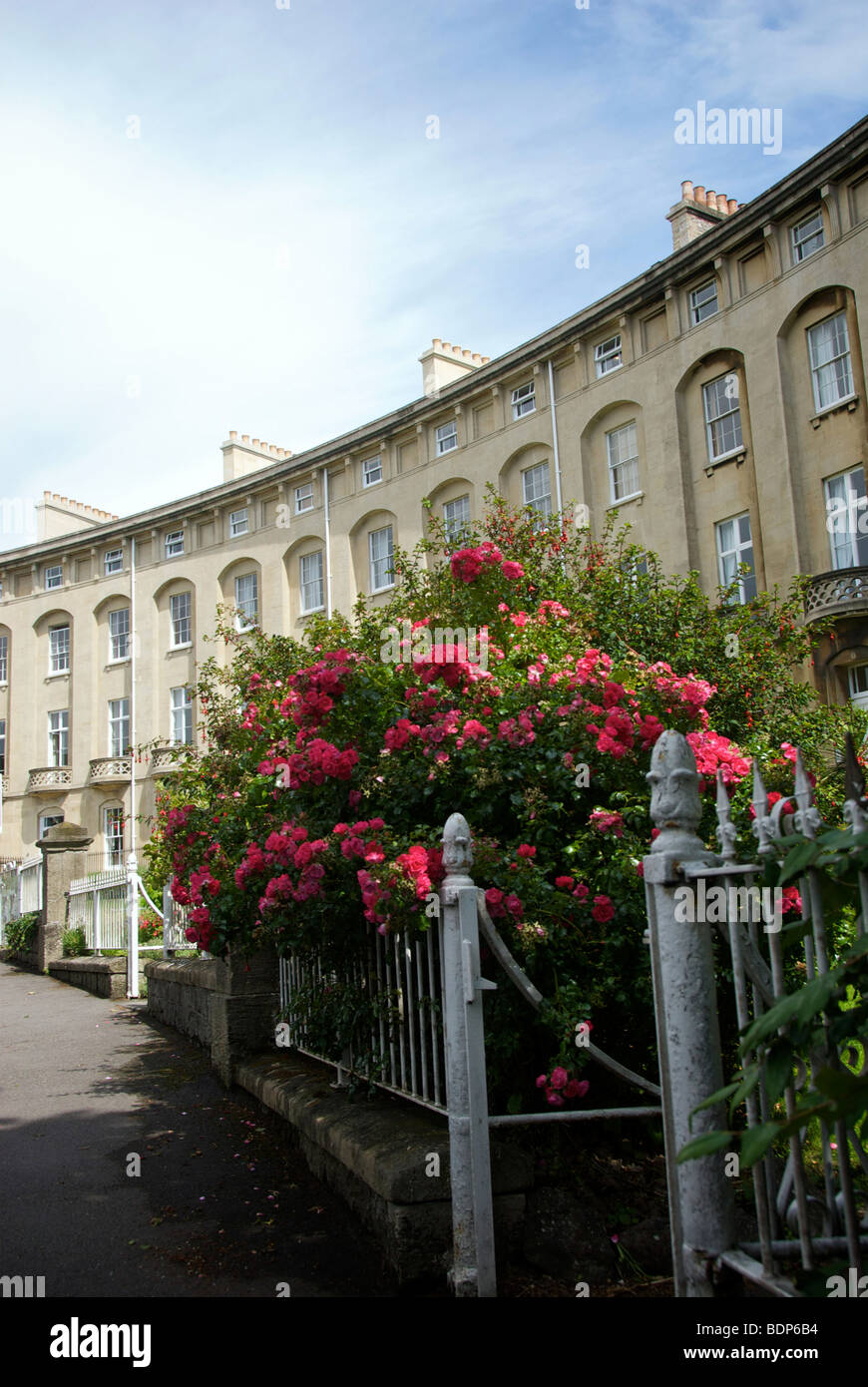 Royal Crescent WestonSuperMare North Somerset UK Stock Photo Alamy