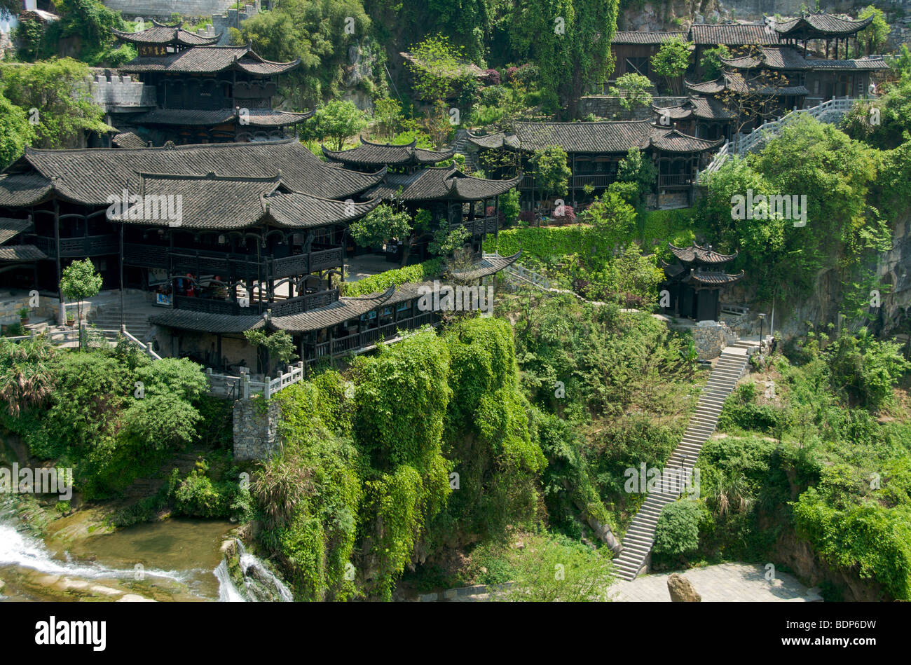 Kings Palace Old Furong Town Hunan Province China Stock Photo