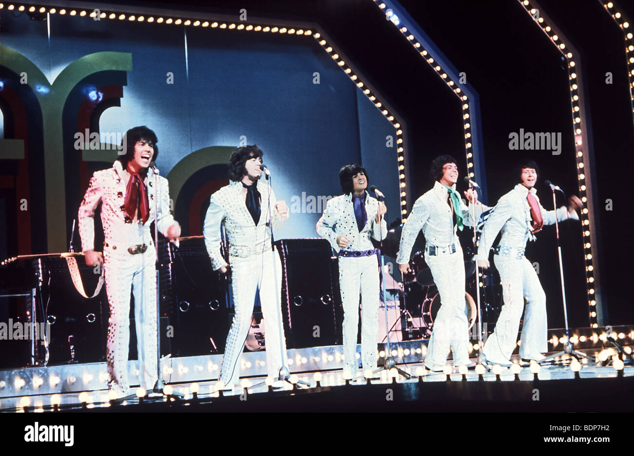 OSMONDS - US vocal group on the Palladium Gala Show in London in 1972 Stock Photo