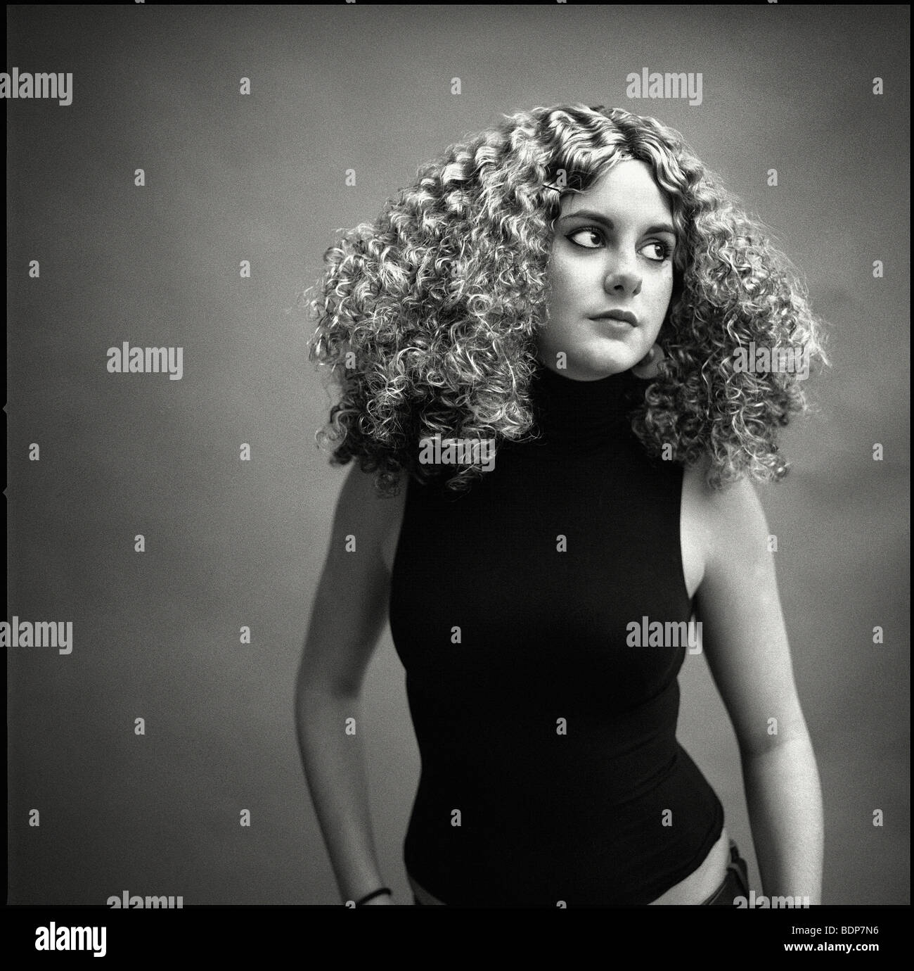 Teen curly hair hi-res stock photography and images - Alamy
