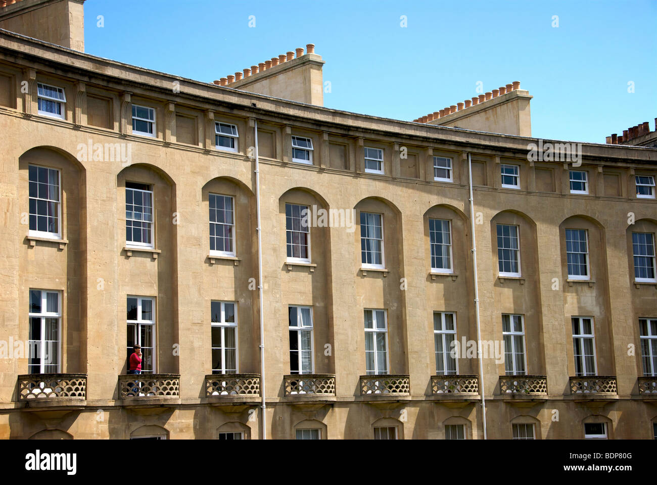 Royal Crescent WestonSuperMare North Somerset UK Stock Photo Alamy