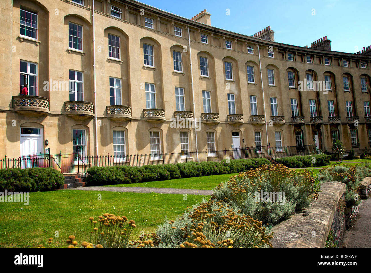 Royal Crescent WestonSuperMare North Somerset UK Stock Photo Alamy