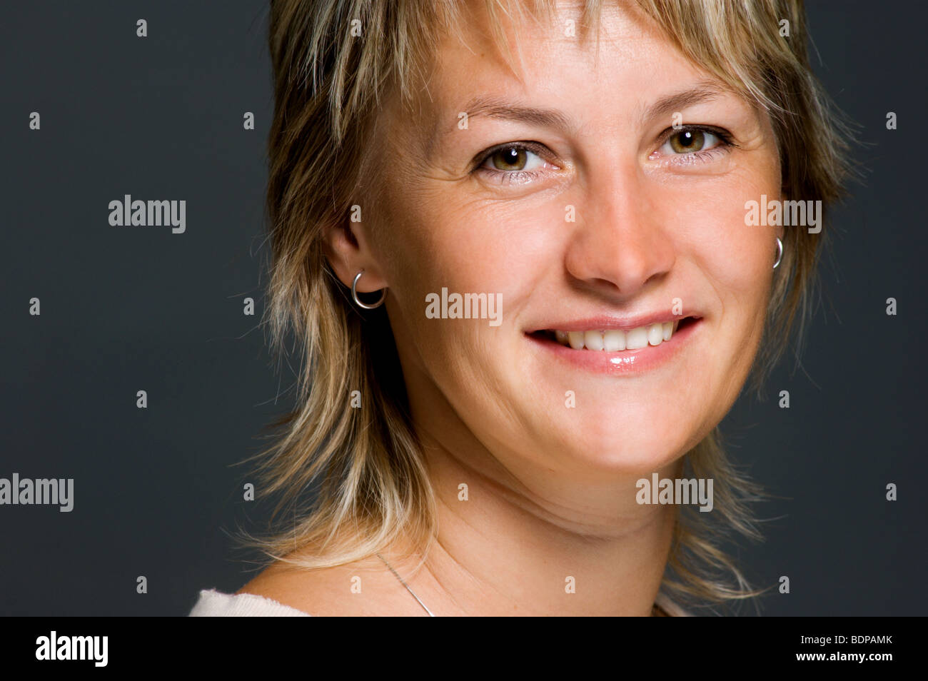 portrait of women in her 30' Stock Photo