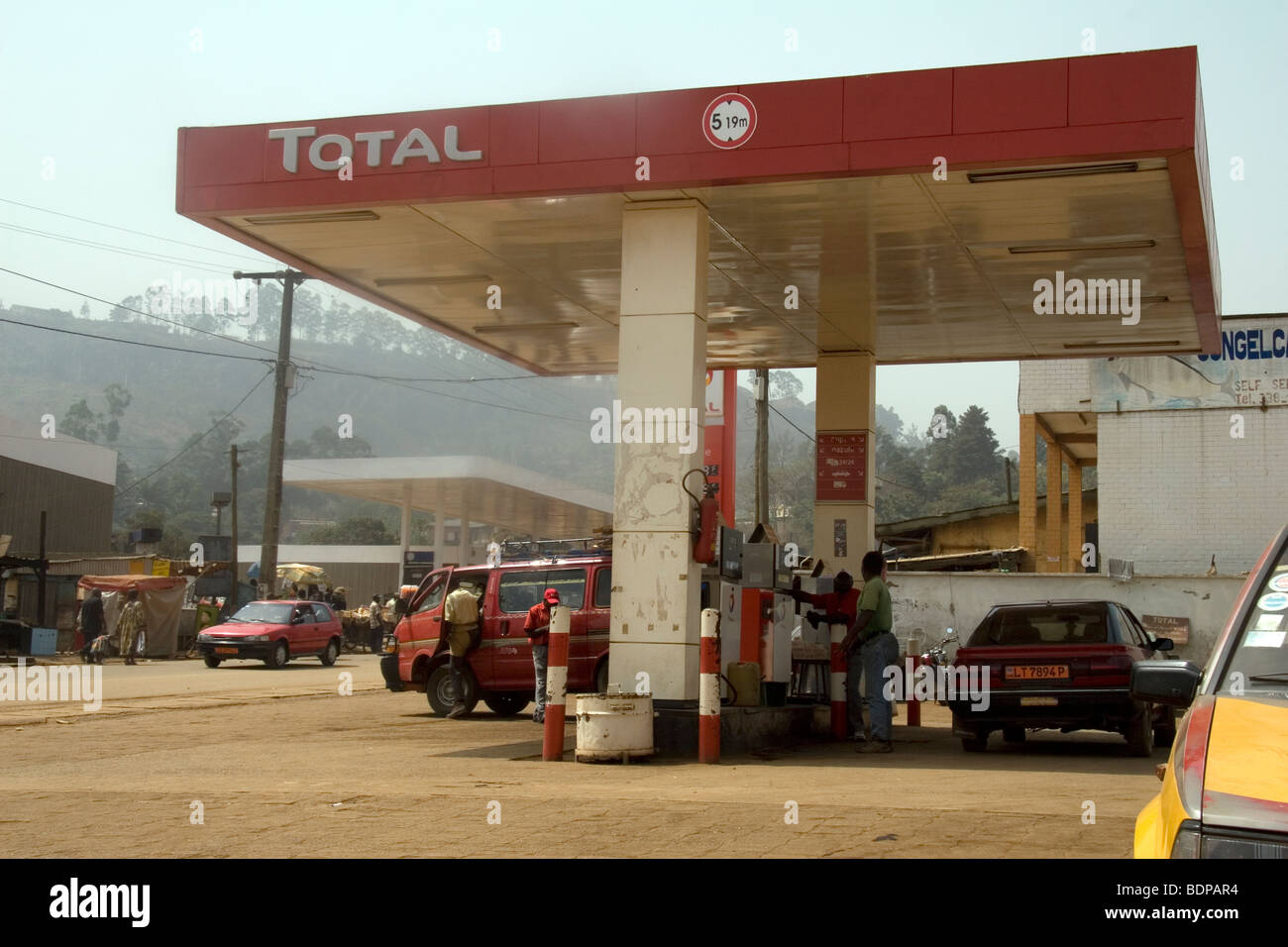 Total petrol station Bamenda Northwest Province Cameroun West Africa Stock Photo