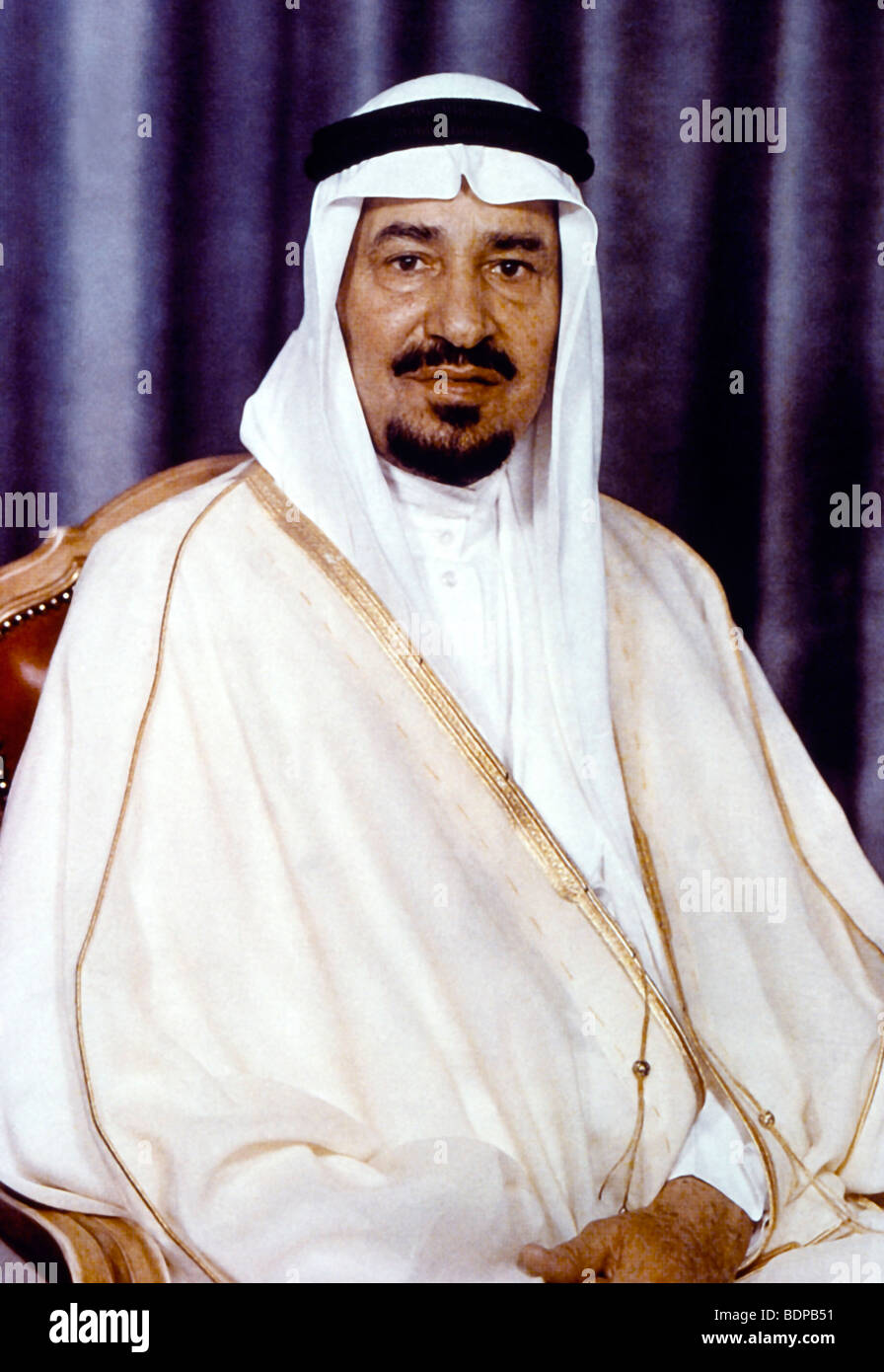 Saudi Arabia H.m. King Khaled Bin Abdul aziz Stock Photo - Alamy