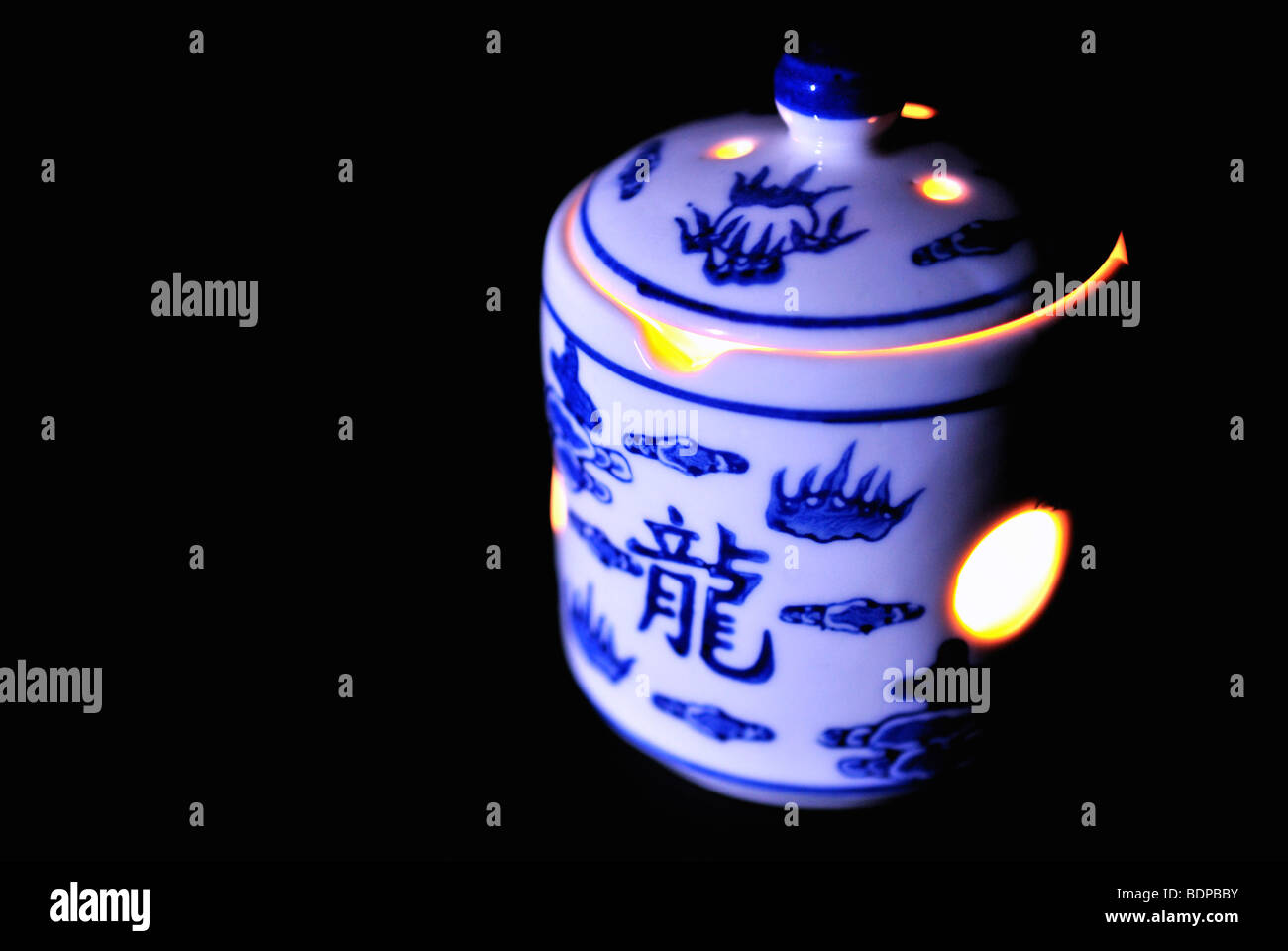 Chinese ceramic lantern Stock Photo Alamy