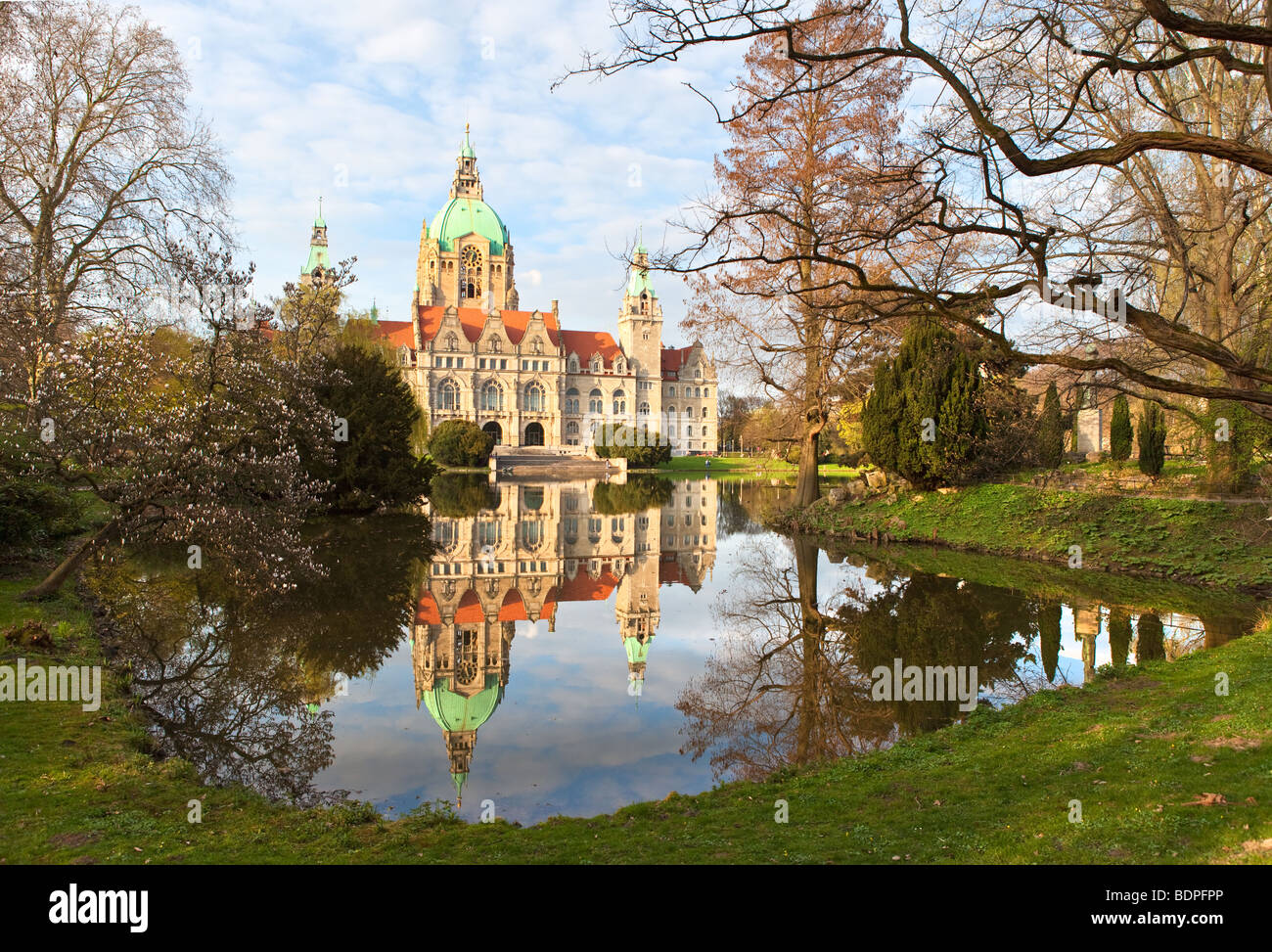Neus Rathaus Hannover, The New Town City Hall Stock Photo - Alamy