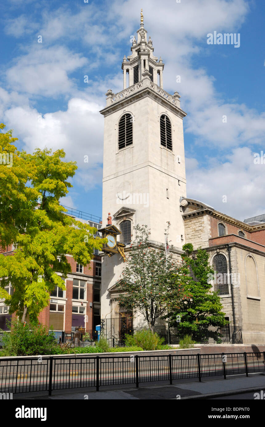 St James Garlickythe church in Garlick Hill, City of London, England