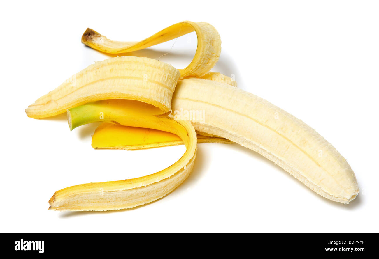 banana isolated on white background Stock Photo