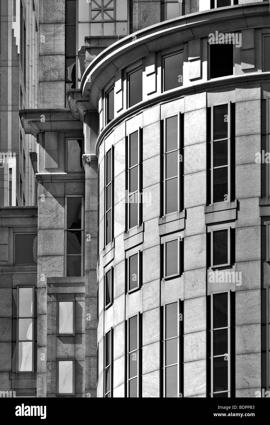 Curved skyscraper building Black and White Stock Photos & Images Alamy