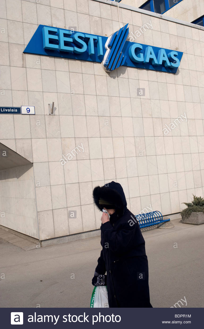 Head Office Of Eesti Gaas In Tallinn Estonia Stock Photo