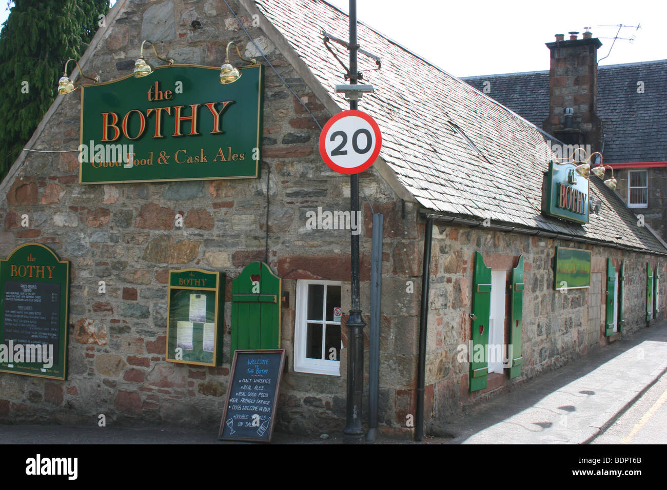 'The Bothy' pub and restaurant, Fort Augustus, Scottish Highlands Stock Photo