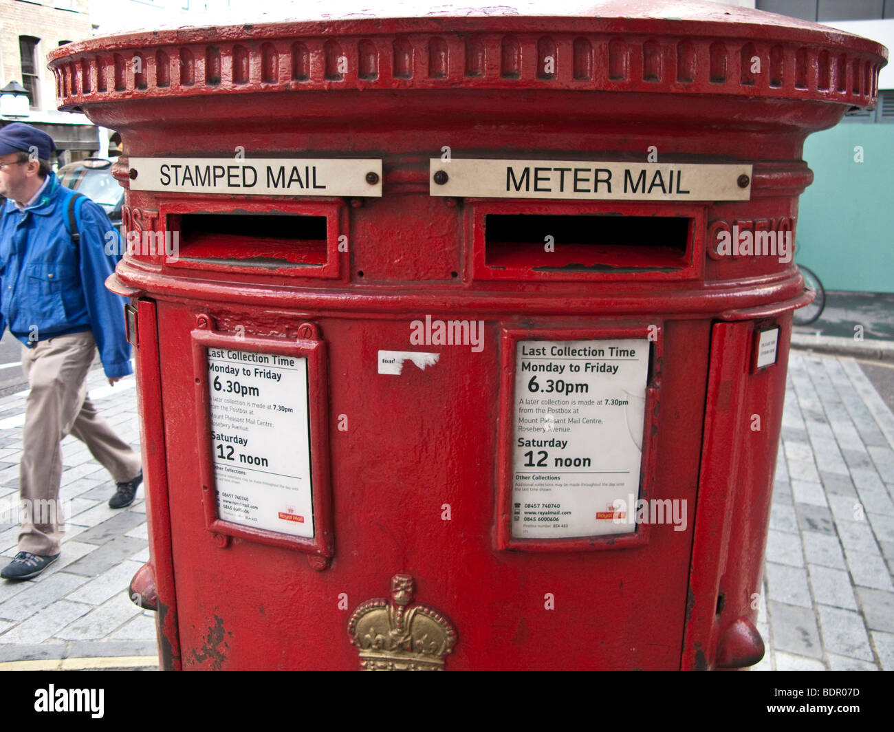 London Post Box Stock Photo Alamy