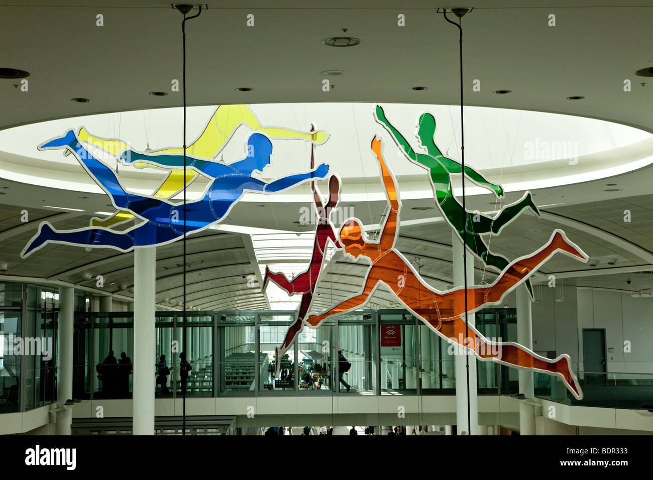Art Work, Toronto International Airport (Pearson), Mississauga, Ontario, Canada Stock Photo