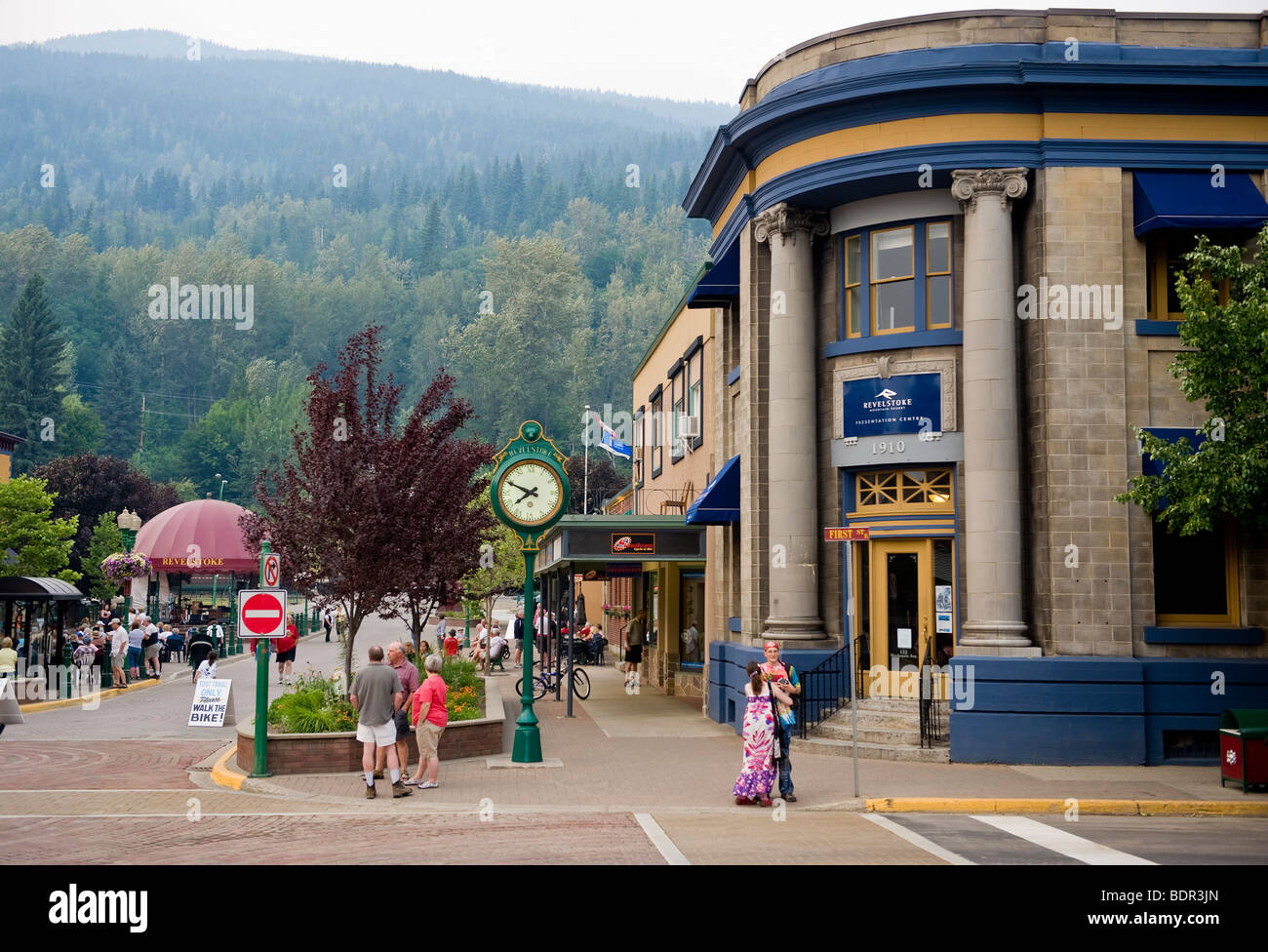 Downtown Revelstoke, BC, Canada Stock Photo Alamy
