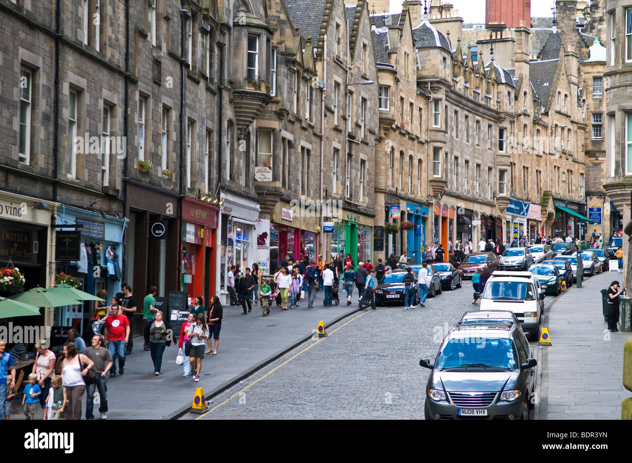 Cockburn St., Edinburgh, Scotland, UK Stock Photo Alamy