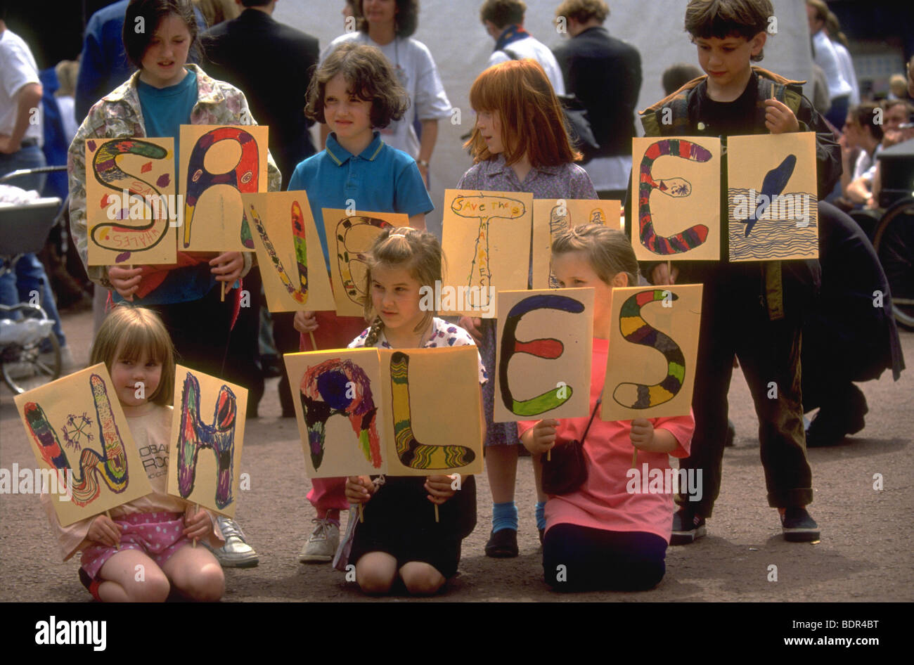 Whale rally during IWC, Glasgow, Scotland. Stock Photo