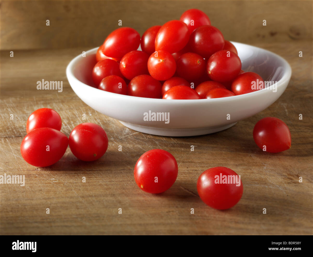 Fresh Tom Tom tomatoes Stock Photo